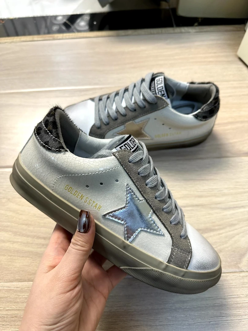 2025早春爆裂皮马毛拼色复古做旧软底百搭脏脏鞋