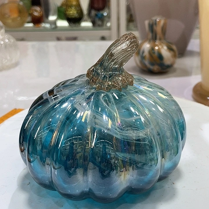 琉璃长度13厘米琉璃南瓜花瓶