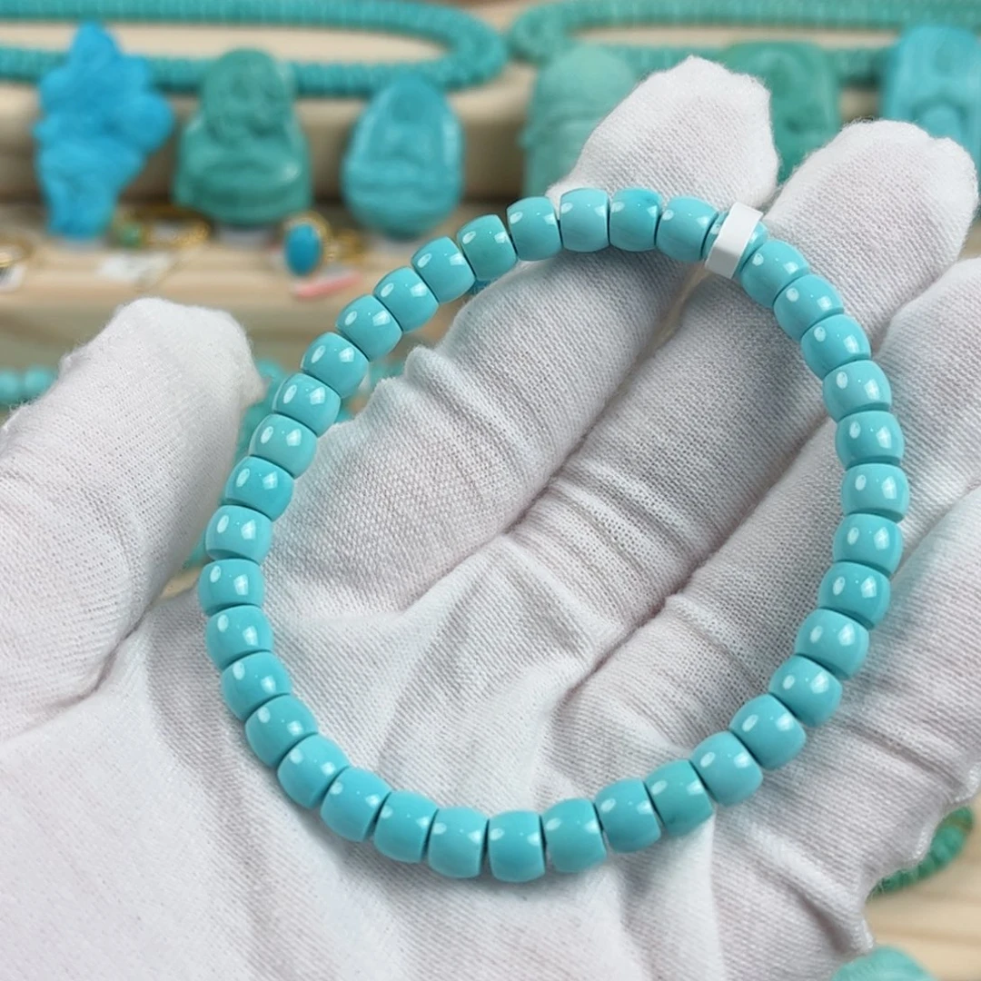 未镶嵌绿松石手串