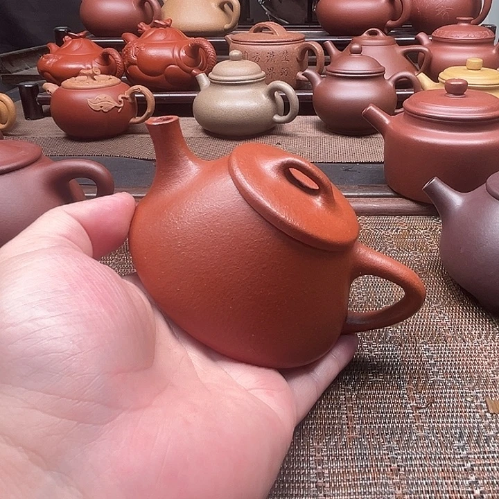 原***叶茶壶紫砂原矿紫砂