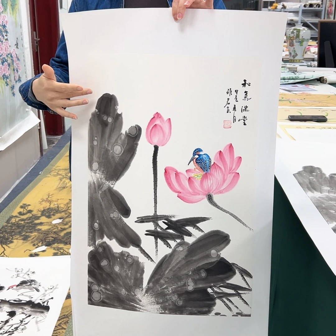 国画宣纸国画纯手绘作品