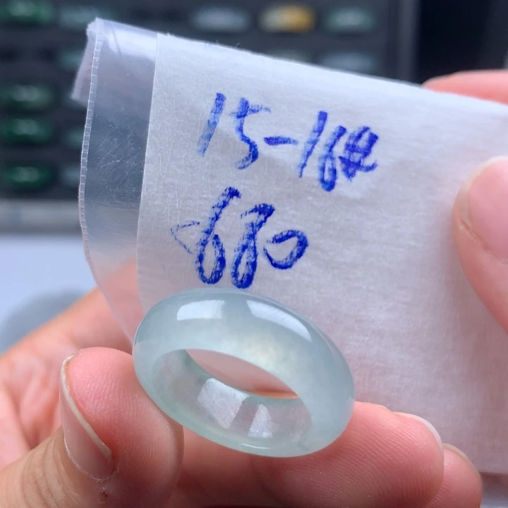 未镶嵌戒指翡翠戒圈