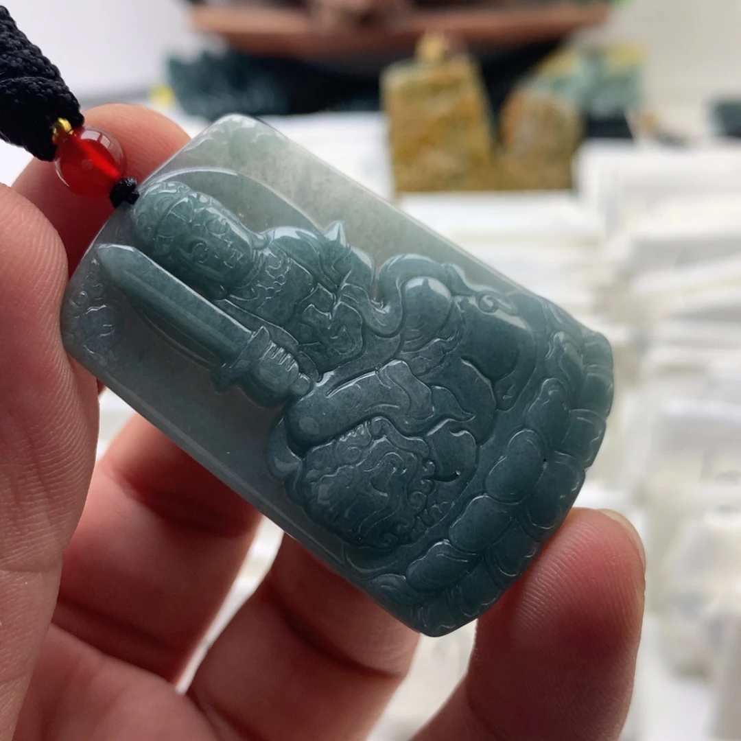 颈饰未镶嵌翡翠文殊