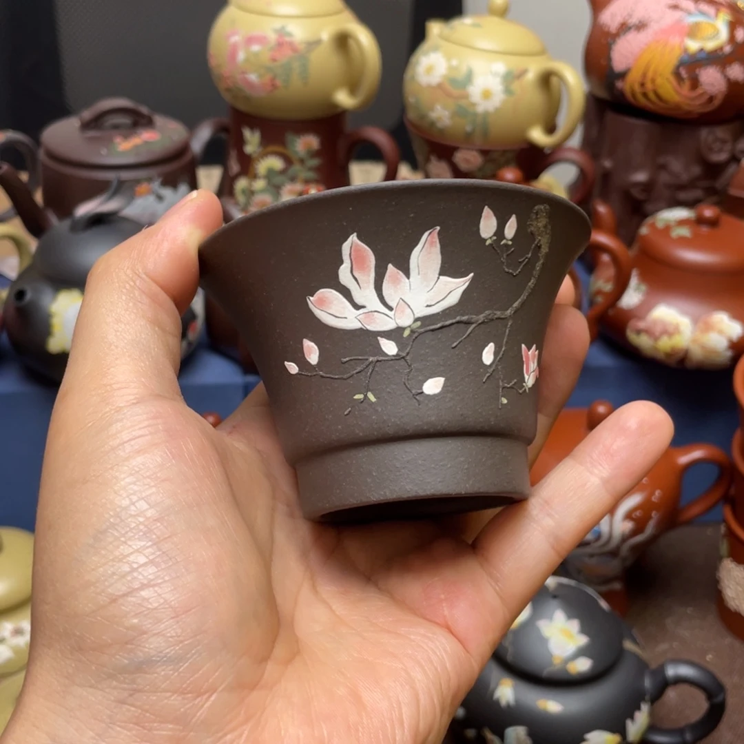 茶杯紫砂紫砂主人杯100cc
