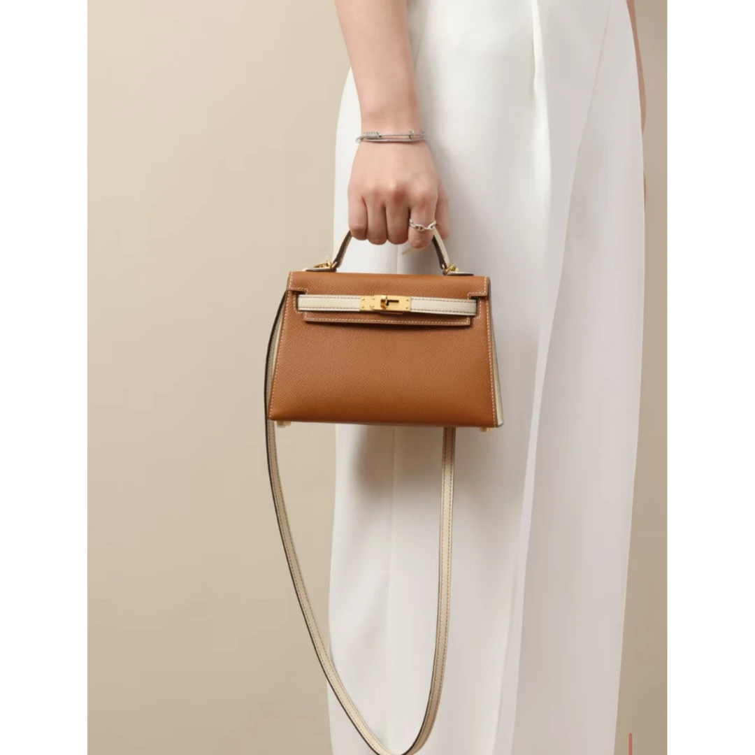 造物至定制【19小剀】原厂头层手掌纹牛皮 蜡线 原钢五金 手提斜跨