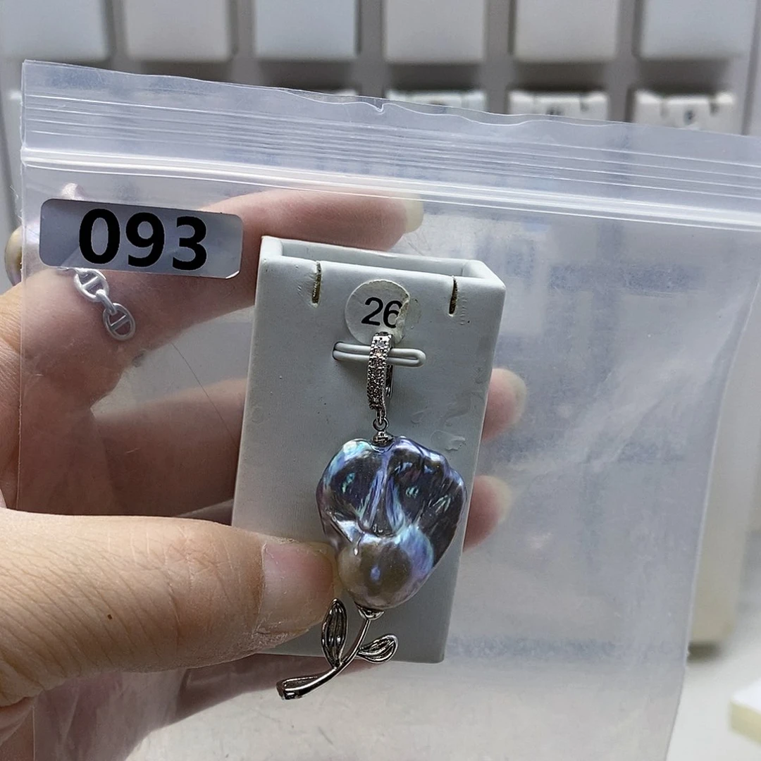 颈饰合金淡水珍珠