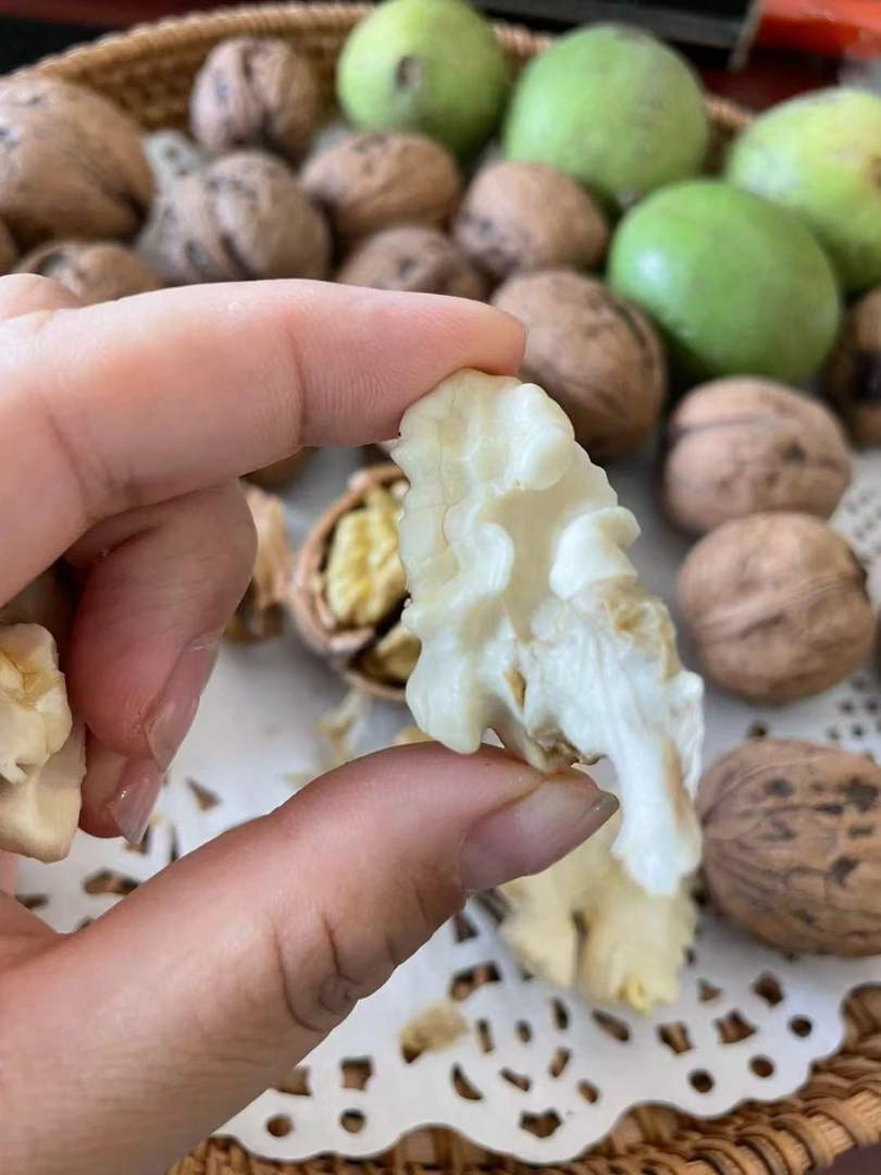 平利本地新鲜湿核桃脆嫩美味