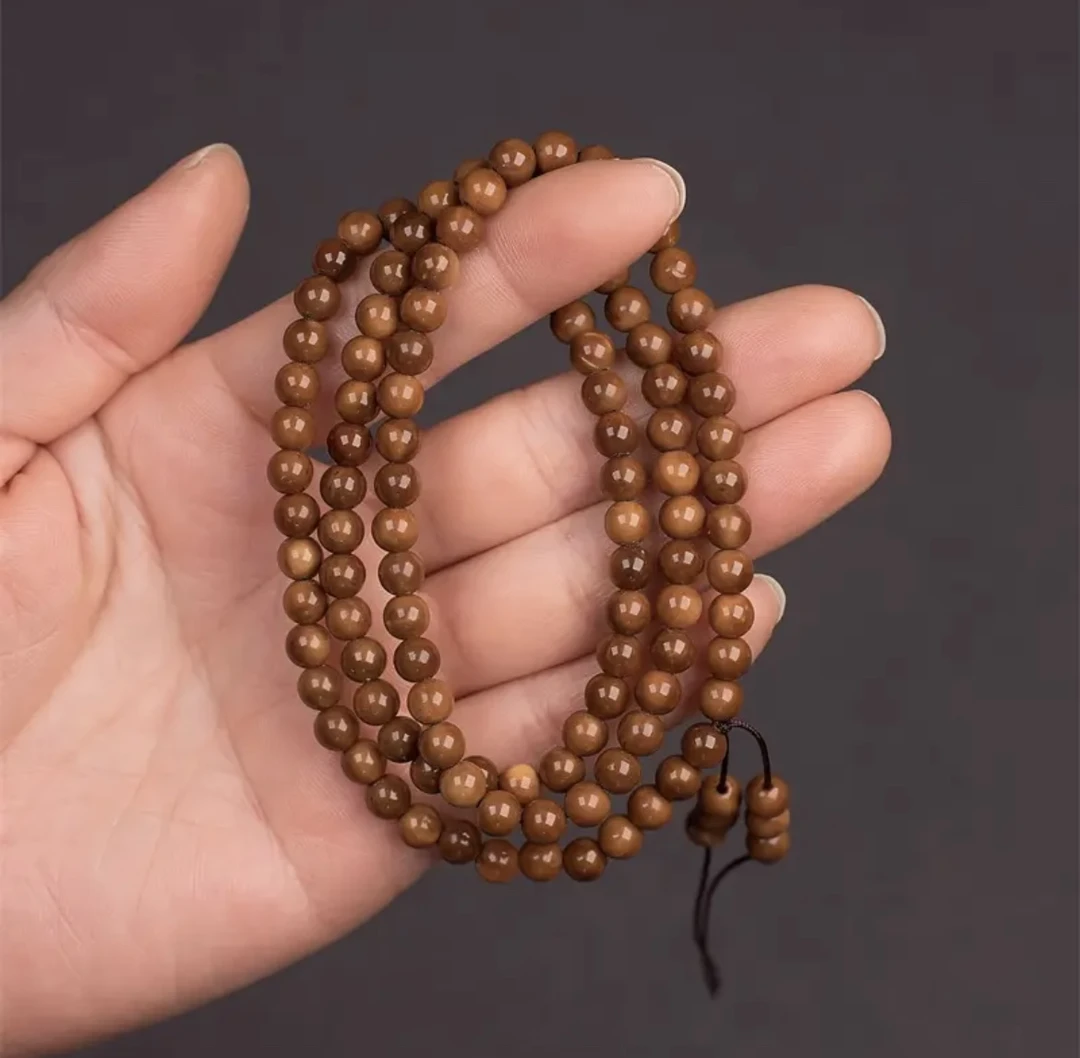 天然精挑特级库克手串念珠108颗圆珠长串手串男款手串文玩男士