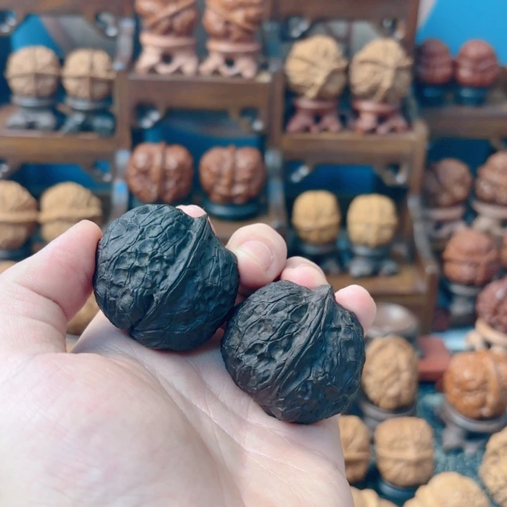 文玩核桃把件黑天使