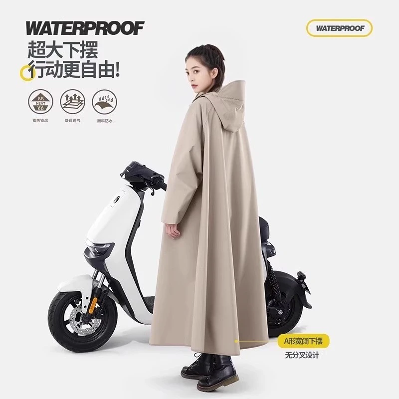 雨衣电动车电瓶摩托车长款全身防暴雨雨披男款成人外穿骑行专用女