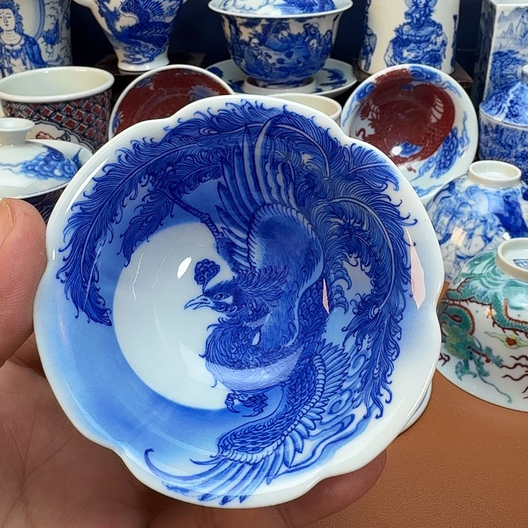 超***杯子景德镇全手工手绘陶瓷
