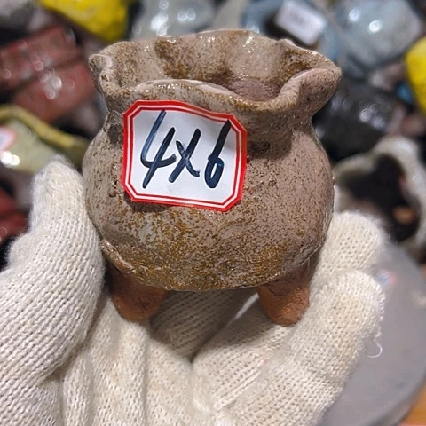 粗陶花盆制作就这样的