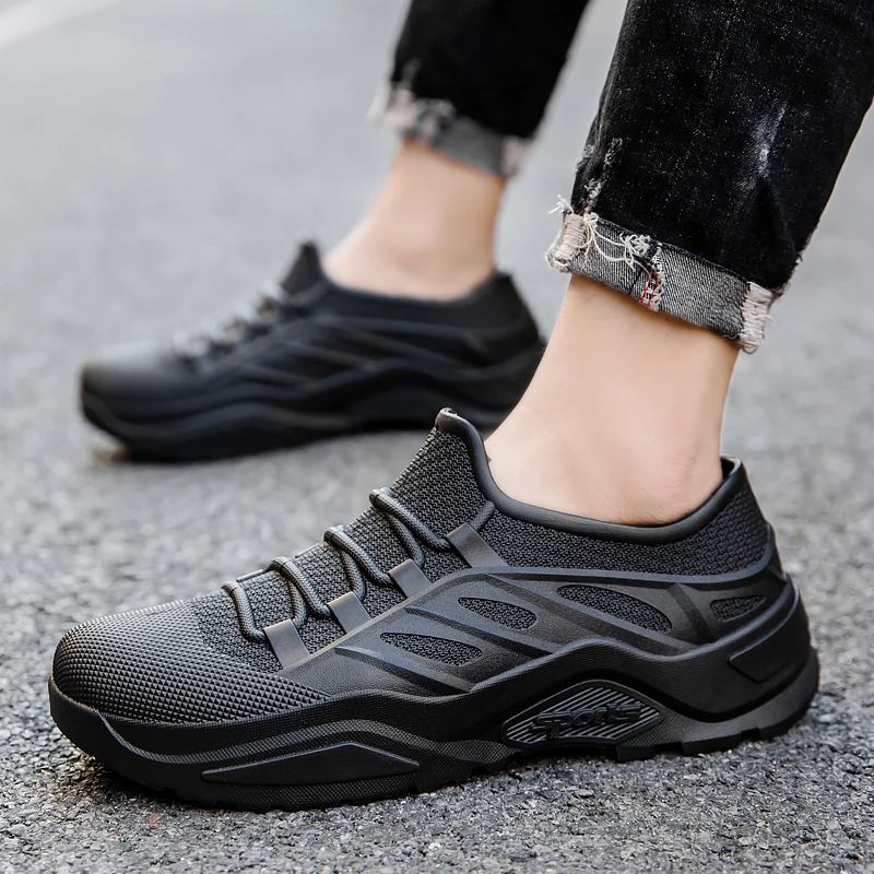 雨鞋男款厨师鞋防滑防水潮牌外卖骑手户外钓鱼专用男士胶鞋水鞋男