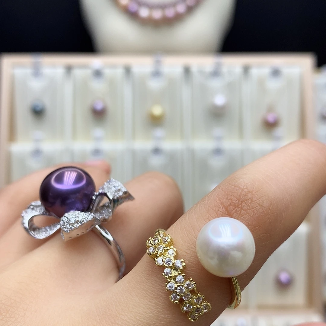 淡水珍珠颈饰合金