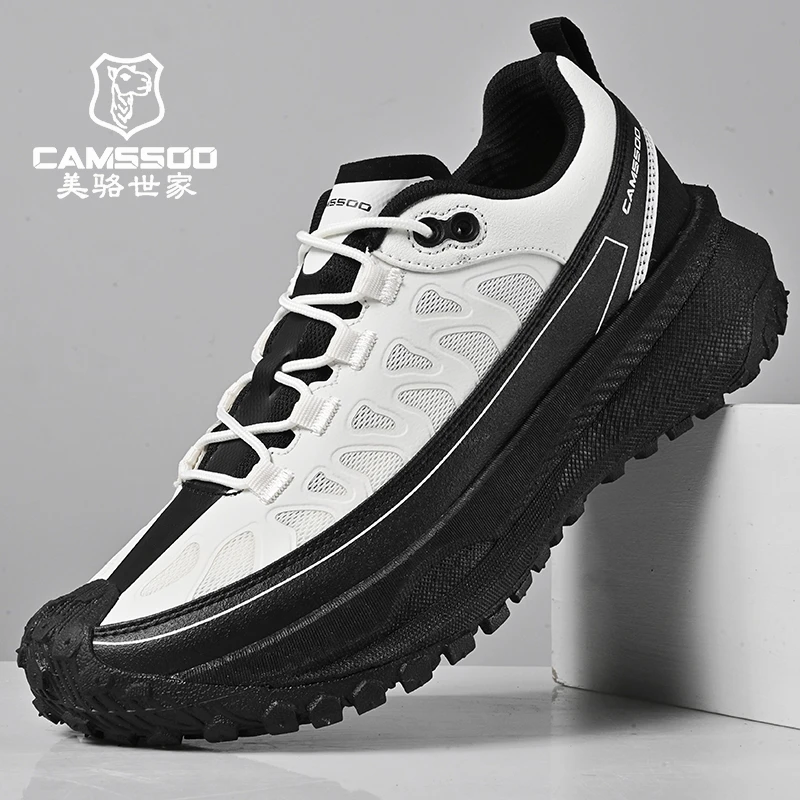 美骆世家2025春夏徒步登山鞋男户外旅行鞋透气软底山地越野运动鞋