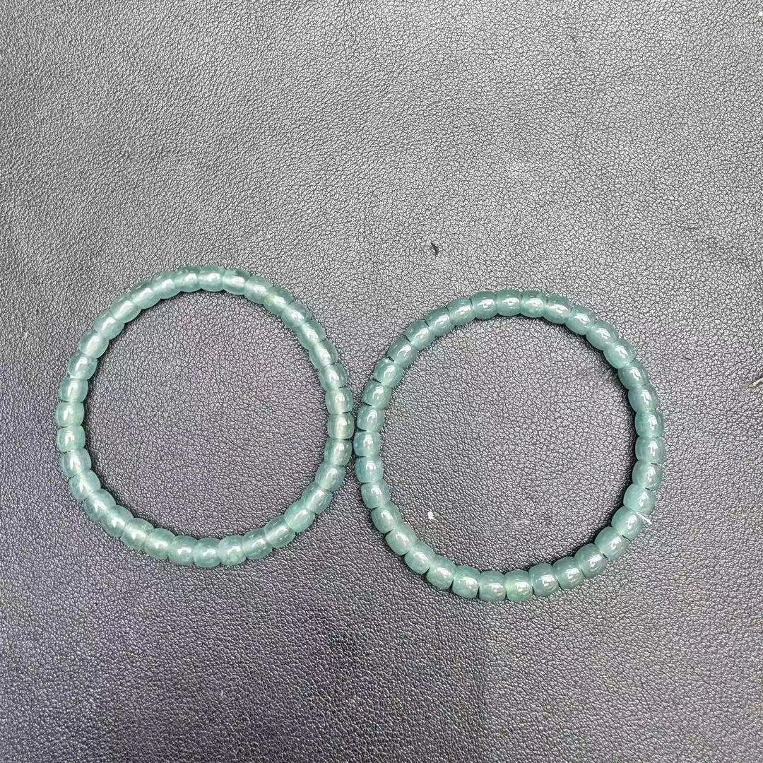 【玉经纶】-506624/Q32-天然A货翡翠手串-多样性发其—