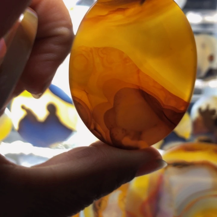 合金玛瑙/玉髓珠宝奇石23