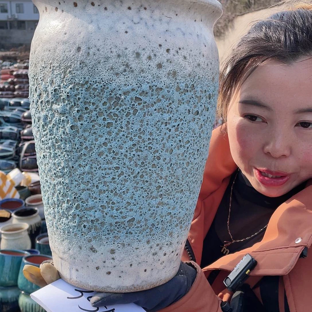 陶瓷王嫂花盆直播0219-徐蓝泡