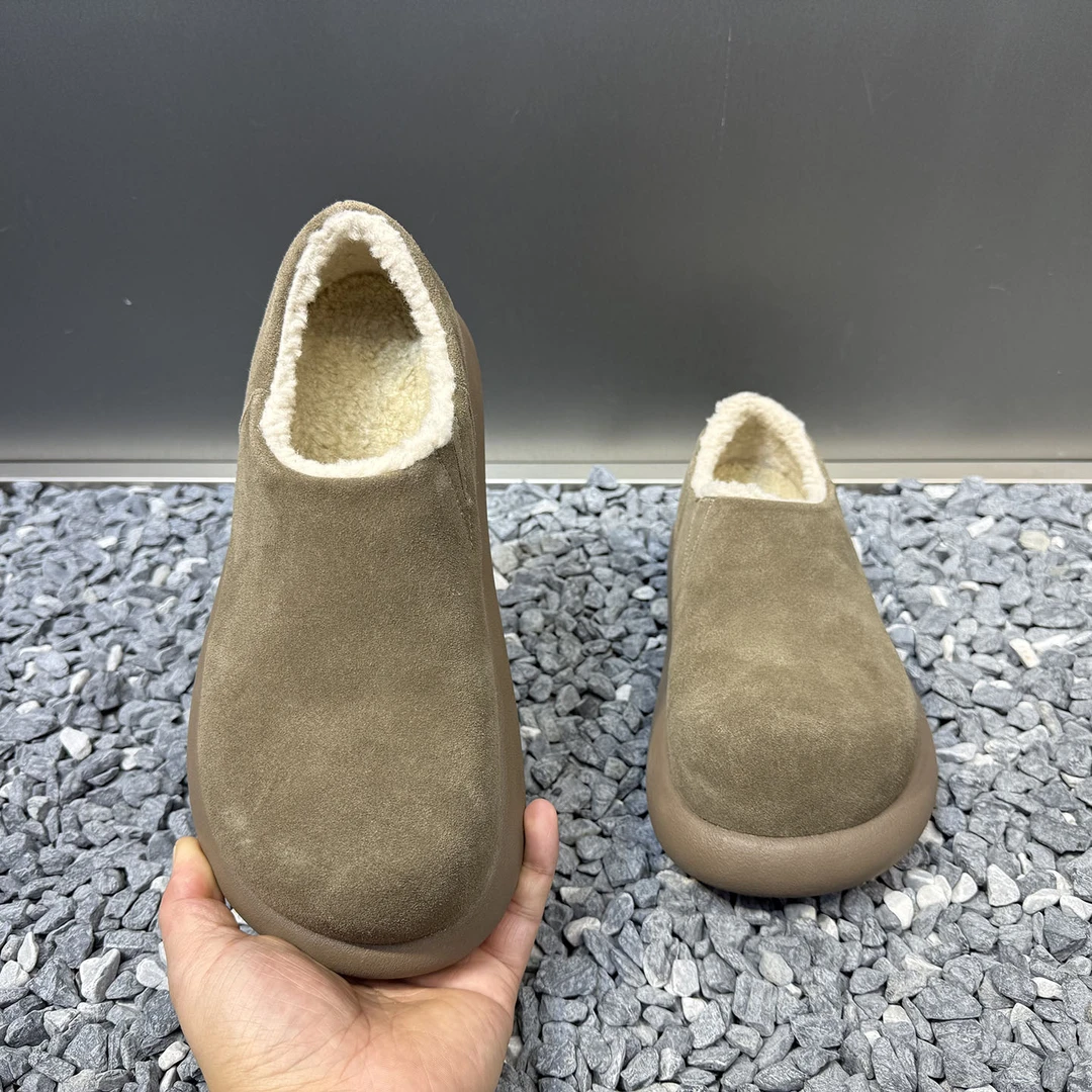 男士勃肯鞋冬季新款加绒保暖休闲运动鞋青年牛皮防滑潮流男士鞋子