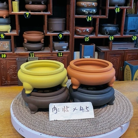 紫砂花盆紫砂花盆