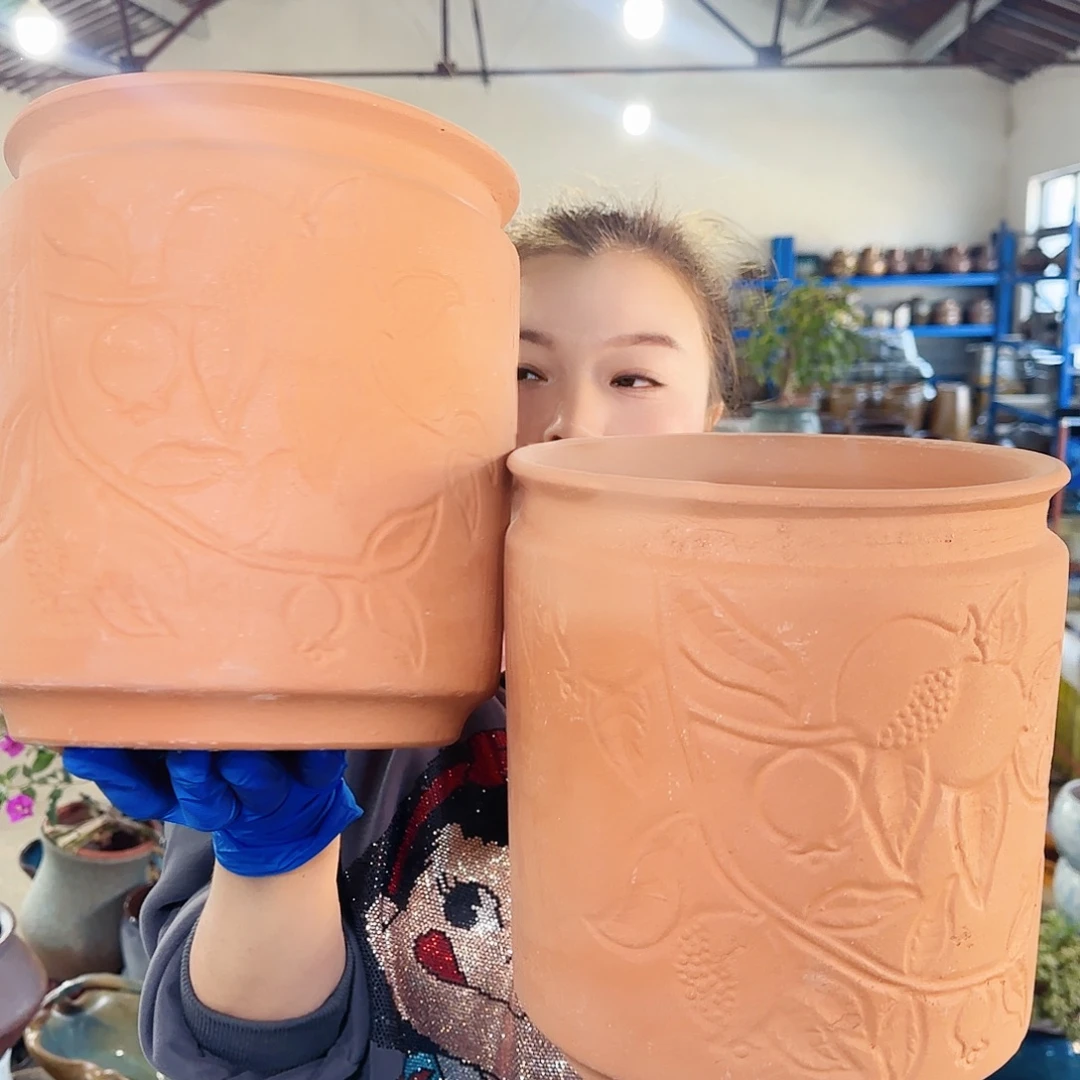 花盆紫砂高23口21