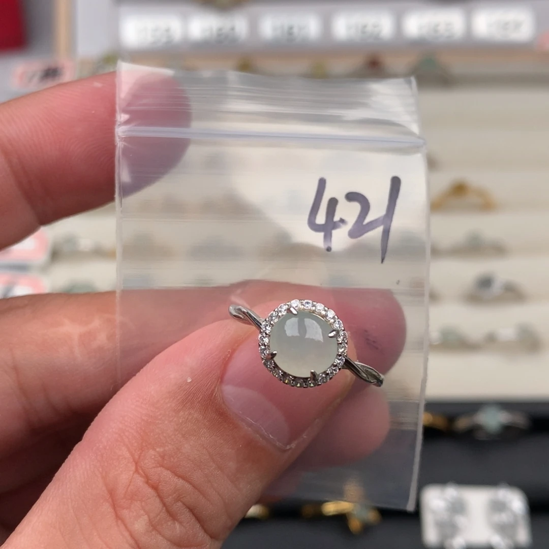 翡翠未镶嵌戒圈421