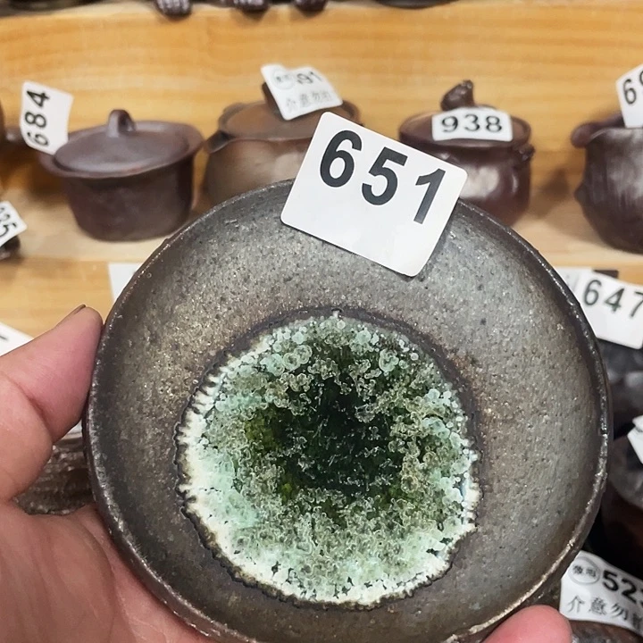 茶杯紫砂柴烧纯手工651