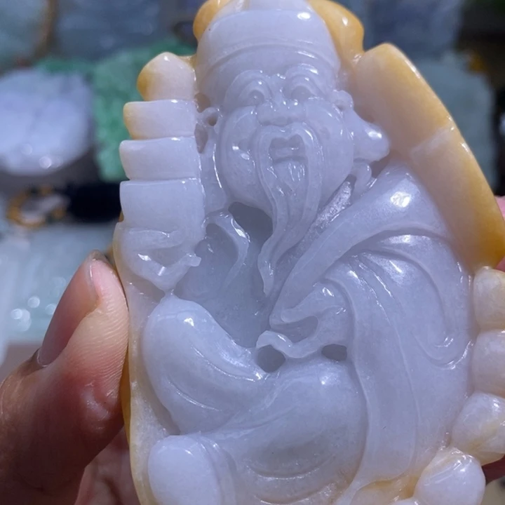 【闪购商品】颈饰未镶嵌翡翠财神