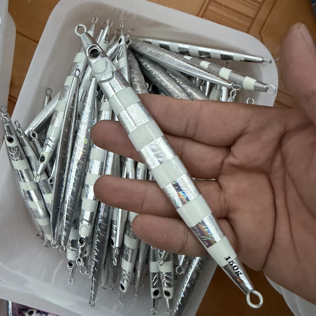 速沉铁板150克夜光条硬铅尾单处理