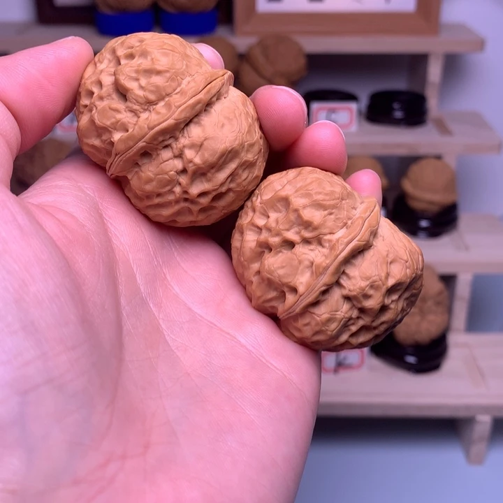 文玩核桃把件61云硕元宝41尺