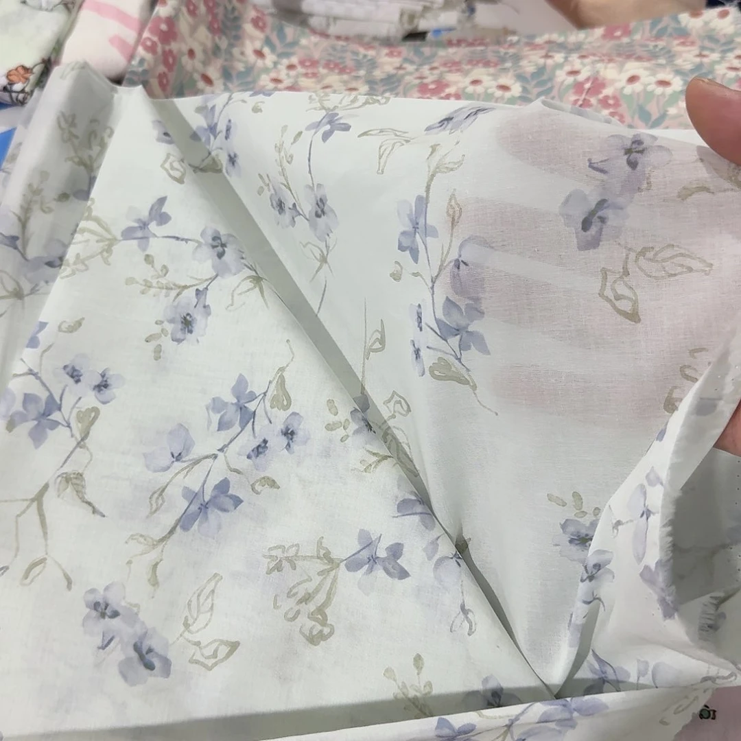 纯棉60巴里纱1米价1.5米宽107.1区