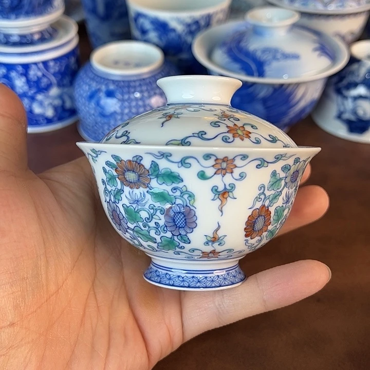 瓷片景德镇全手工手绘陶瓷