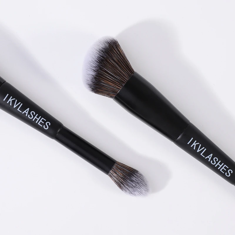双头化妆刷修容刷高光刷腮红刷尼龙毛不吃粉软
