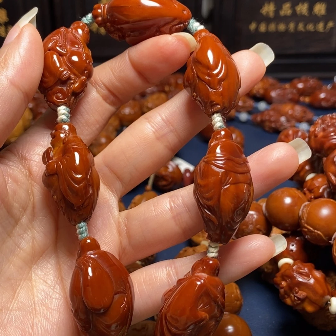 小***糖手串/手链橄榄核回血六合弥勒