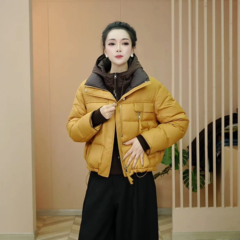 时尚羽绒服女2025冬季新款中老年妈妈装加厚保暖显瘦日常百搭外套