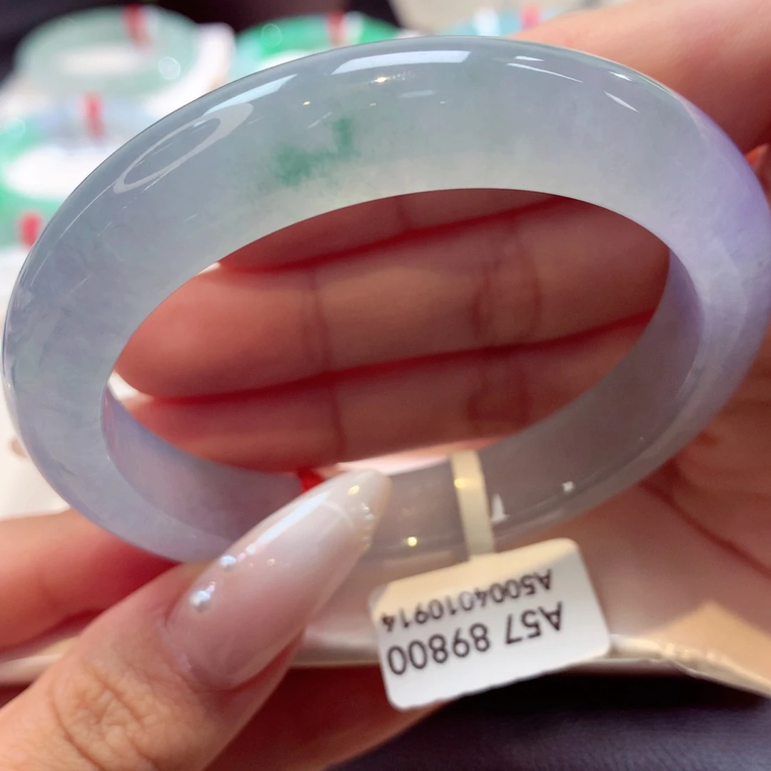 未镶嵌手镯翡翠冰莫奈26号66