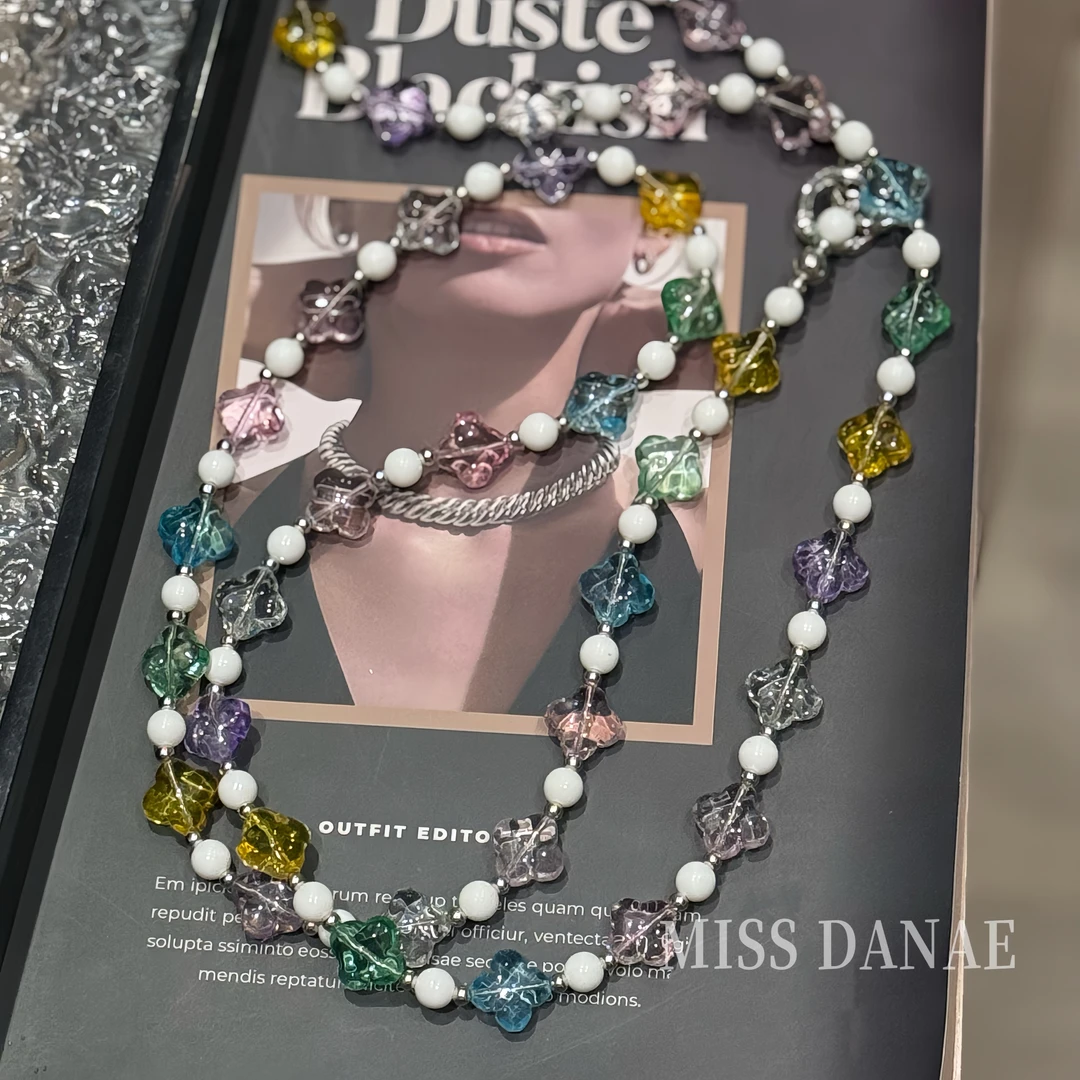【三彩斜挎】MISSDANAE手机链适用于苹果安卓创意
