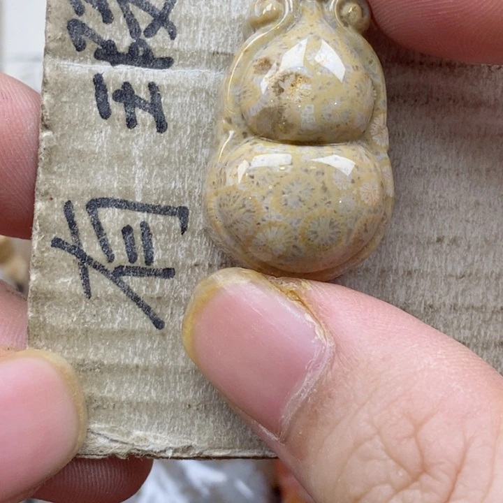 颈饰未镶嵌硅化珊瑚（珊瑚玉）￥****猫小