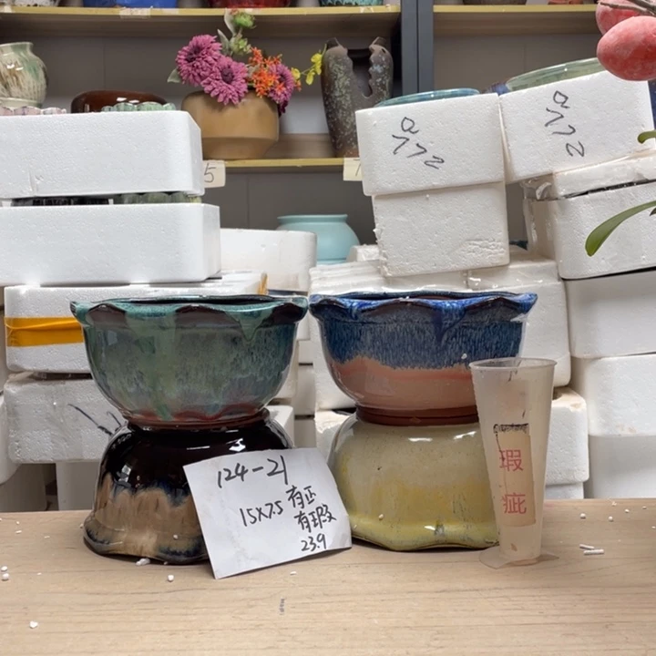 粗陶多肉花盆微瑕21