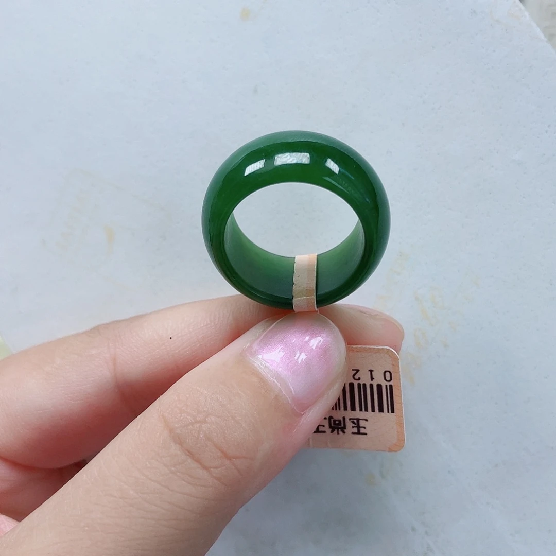 和田玉（碧玉）戒指未镶嵌