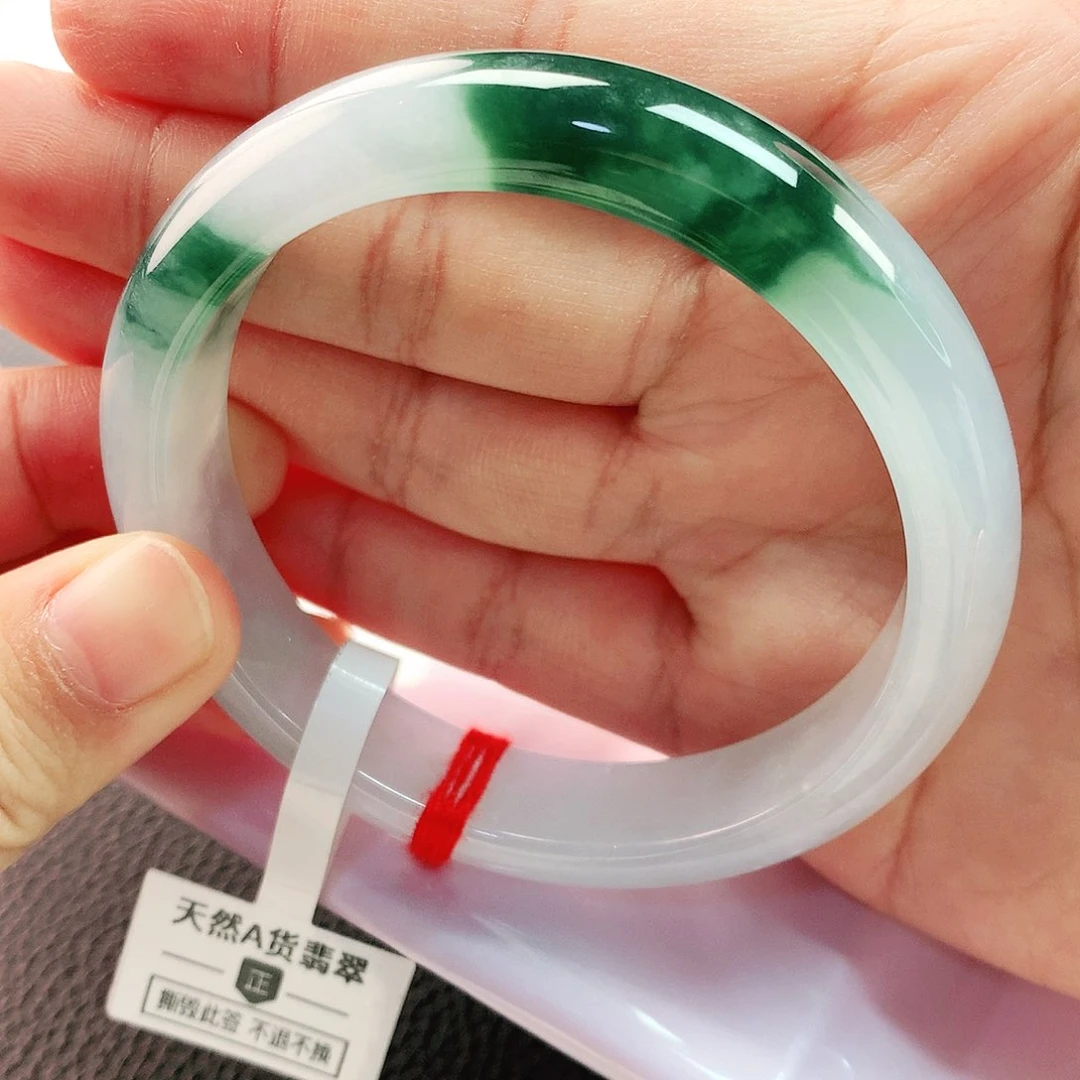 未镶嵌手镯翡翠57圈