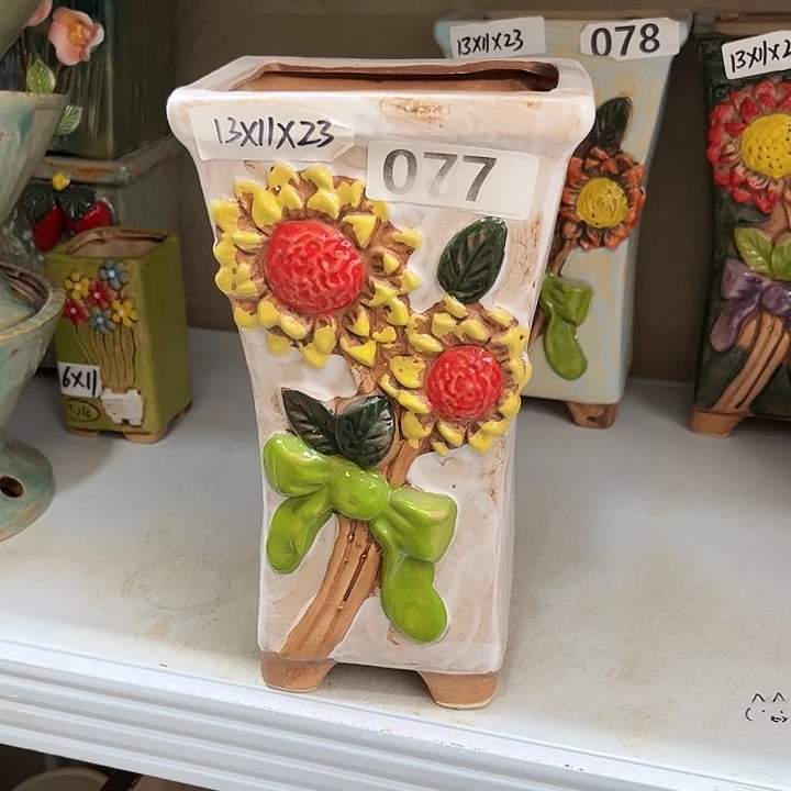 花盆紫砂粗陶材质多肉花盆