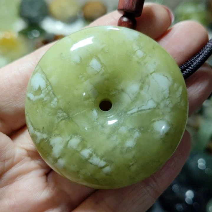 岫玉平安扣未镶嵌