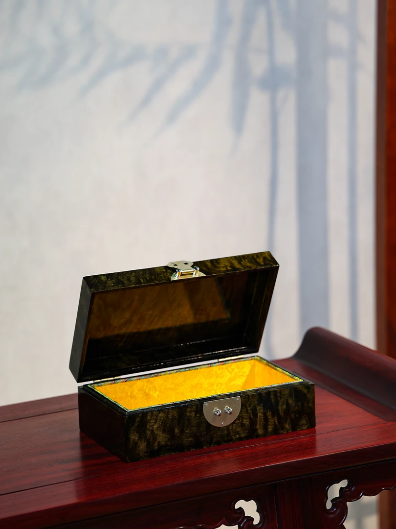 楠木满水波精致首饰盒