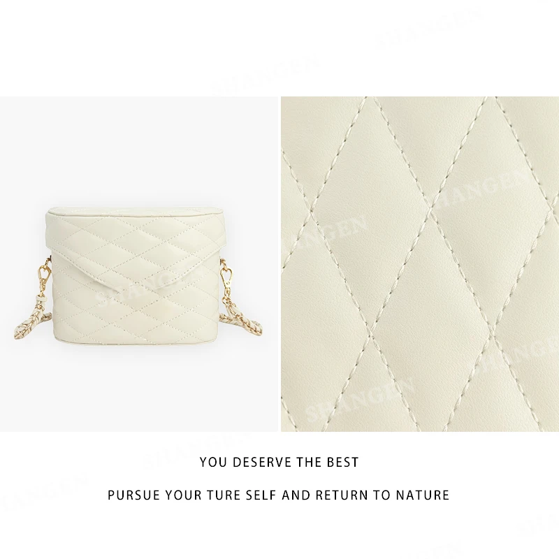 【云云甄选】ZT-95010-奶昔白-轻奢时尚女士新款手提单肩斜挎包