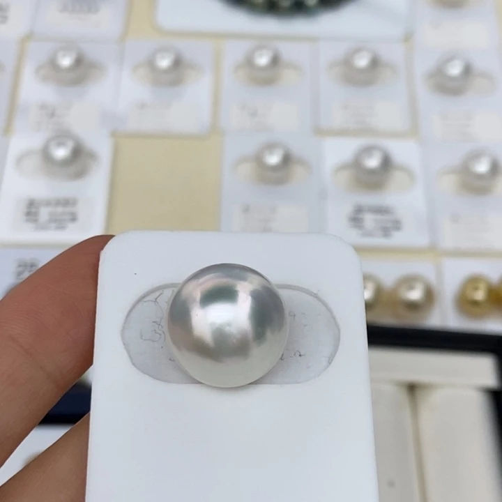 海水珍珠裸珠澳白