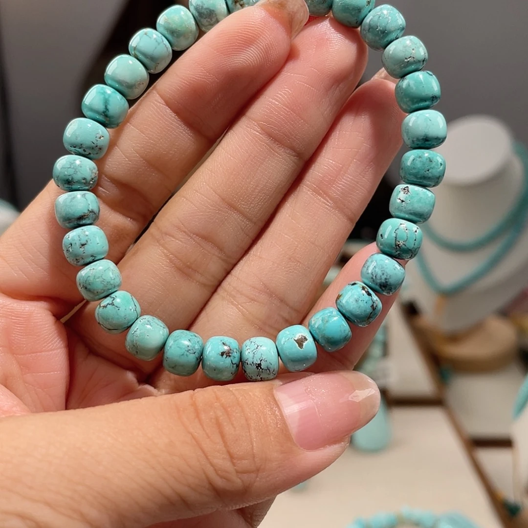 绿松石未镶嵌福利单圈卡7+