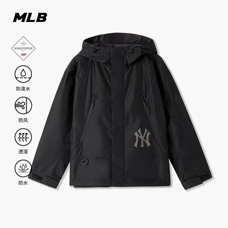 MLB官方 男女情侣GORE TEX防风防泼水外套25秋季新款流光风WJB91