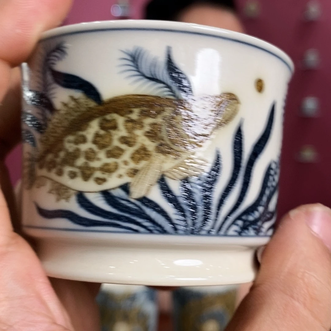 景德镇手工手绘杯子