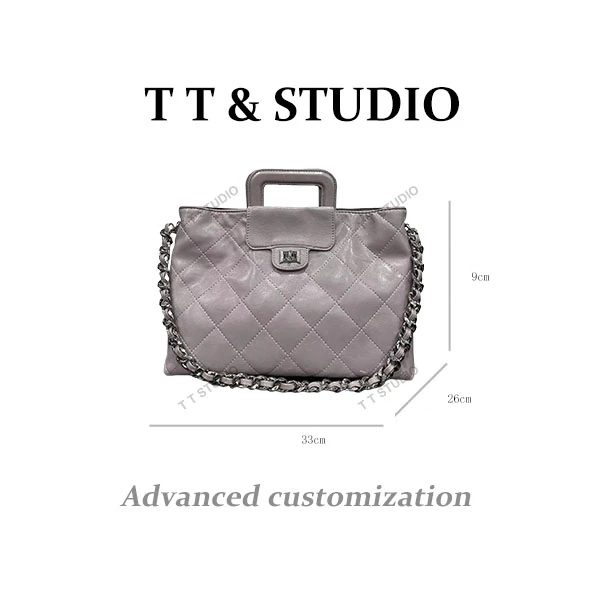 【TT Studio】SK-62691-1-淡紫RAIN.CUN时尚简约腋下斜跨轻奢女包